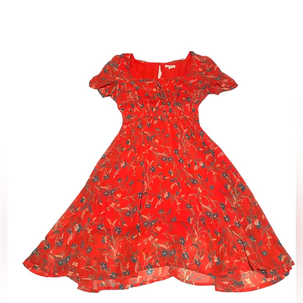 ASOS by Gilli Floral Rayon Mini Dress in Size S - Picture 2 of 8